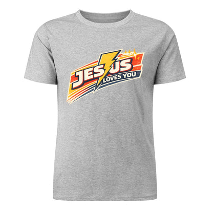 Jesus Loves You T Shirt Retro 80s Christian Graphic Tee