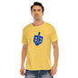 Men’s Blue Dreidel T-Shirt Jewish Heritage Tee 1800BCE Judaism