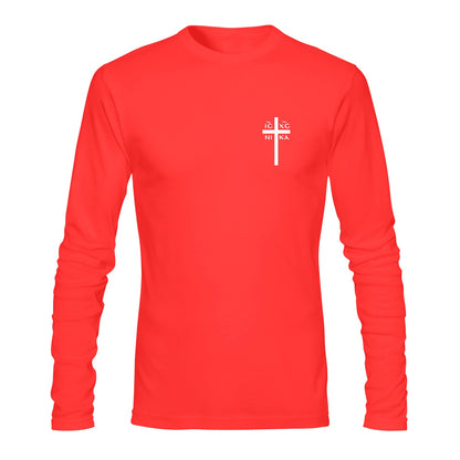 Men's Custom Eastern Orthodox ICXC Cross Long-Sleeve T-Shirt