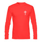 Men's Custom Eastern Orthodox ICXC Cross Long-Sleeve T-Shirt