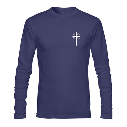Men's Custom Eastern Orthodox ICXC Cross Long-Sleeve T-Shirt