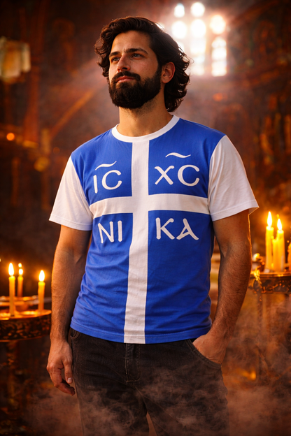 Eastern Orthodox Full IC XC NIKA Cross T-Shirt