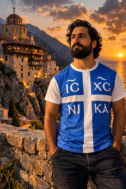 Eastern Orthodox Full IC XC NIKA Cross T-Shirt