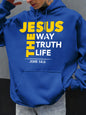 Christian Hoodie Jesus The Way Truth Life John 14:6 Sweatshirt